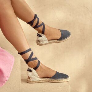 Manebi Suede Flat Valenciana Espadrilles